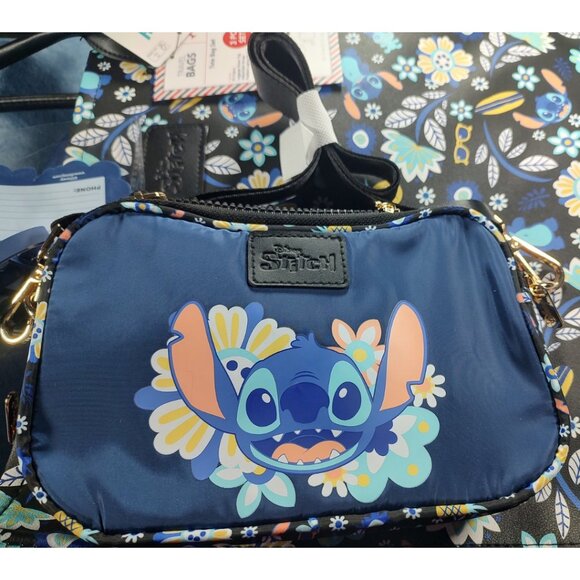 Disney Stitch Travel Bag Set, 3pc., Tote, Crossbody and Name Tag. - Picture 9 of 14